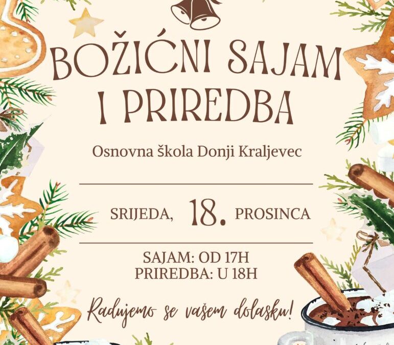 Božićni sajam i priredba