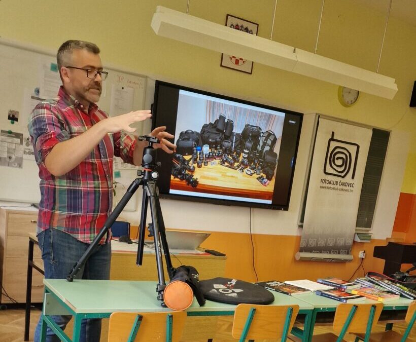 Projekt „Revolucija fotografije“ – radionica u suradnji s Fotoklubom Čakovec