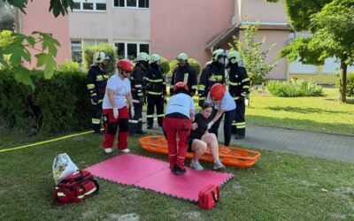 Održana vježba gašenja požara, evakuacije djece i spašavanja unesrećenih