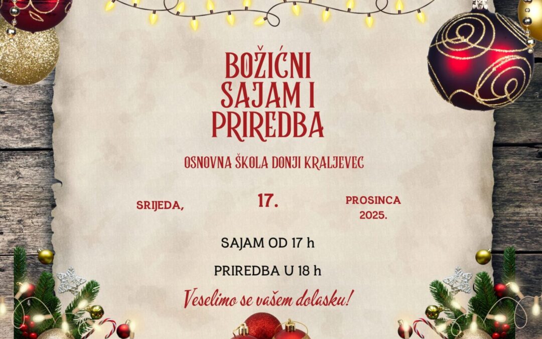 Božićni sajam i priredba