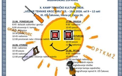 X. kamp tehničke kulture 2026. „Učenje tehnike kroz igru“